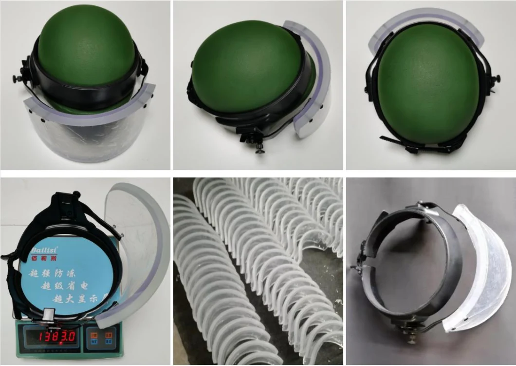 Ballistic Visor Shield for Pasgt/Mich Helmet Bulletproof Face Mask