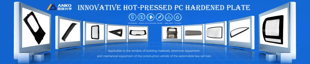 Laminated Glass Bulletproof Glass for Auto Window Polycarbonate Glass