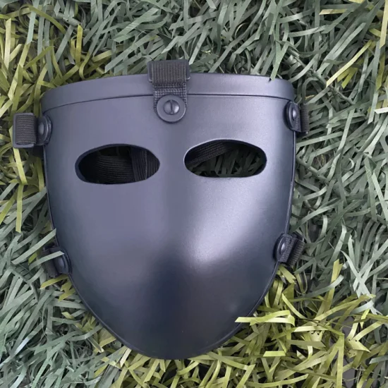Maschera protettiva per metà/intero viso in aramide antiproiettile nera Nij Iiia