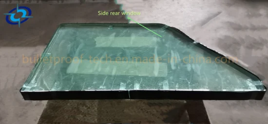 Materiale per vetri più resistente: vetro + policarbonato (PC).  Vetro antiproiettile balistico